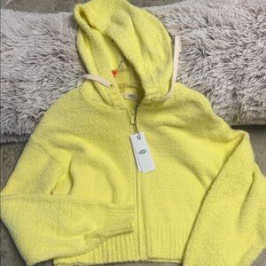 UGG Bright Yellow Hooded Jacket